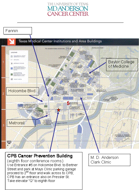 MDACC Map